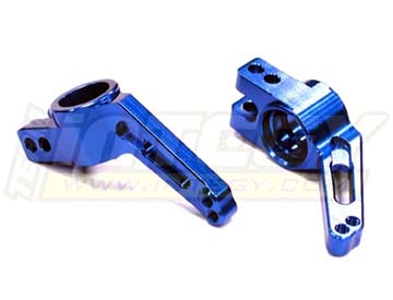 Integy Billet Machined Rear Hub Carrier, Blue - Traxxas Slash 4x4