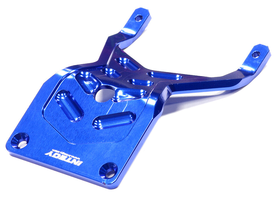 Integy Billet Machined 4mm Front Skid Plate, Blue - Traxxas Stampede 2WD afbeelding