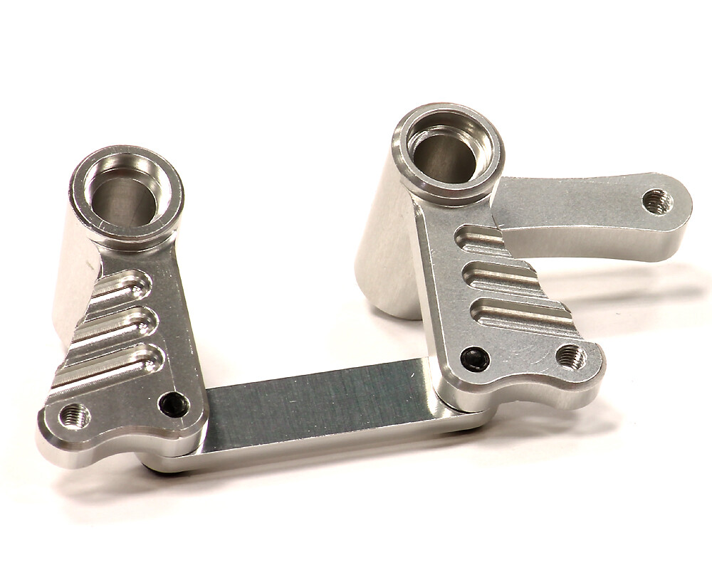 Integy Billet Machined Steering Bellcrank Silver - Slash 2WD afbeelding