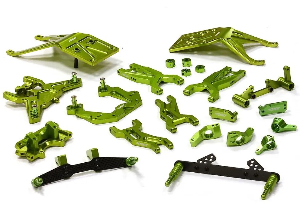 Integy Billet Machined Complete Suspension Kit - Slash 2WD - Groen