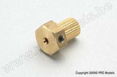 Kruiskoppeling adapter voor 2.3mm as afbeelding