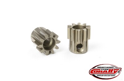 Team Corally - Mod 1.0 Pinion - Short - Hardened Steel - 11T - 5mm as afbeelding