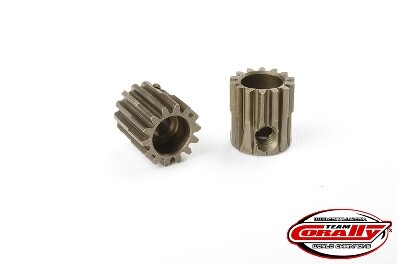 Team Corally - 48 DP Pinion - Short - Hardened Steel - 14T - 3.17mm as afbeelding