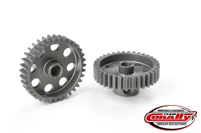 Team Corally - 48 DP Pinion - Short - Hard Anodised Aluminium - 35T - 3.17mm as afbeelding