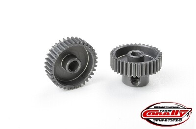 Team Corally - 64 DP Pinion - Short - Hard Anodised Aluminium - 35T - 3.17mm as afbeelding