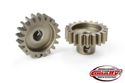 Team Corally - Mod 1.0 Pinion - Short - Hardened Steel - 22T - 5mm as afbeelding
