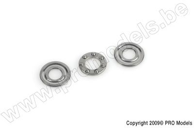 Druklager, 5X12X4 - F5-12G, (2 st) afbeelding