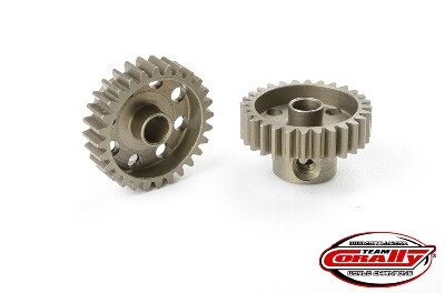 Team Corally - 48 DP Pinion - Short - Hardened Steel - 28T - 3.17mm as afbeelding