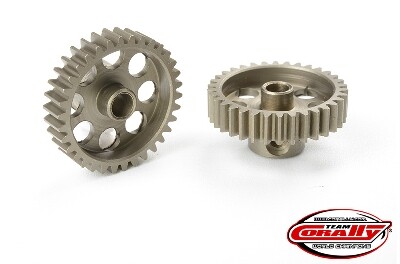 Team Corally - 48 DP Pinion - Short - Hardened Steel - 34T - 3.17mm as afbeelding