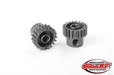Team Corally - 48 DP Pinion - Short - Hard Anodised Aluminium - 19T - 3.17mm as afbeelding