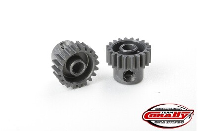 Team Corally - 48 DP Pinion - Short - Hard Anodised Aluminium - 20T - 3.17mm as afbeelding