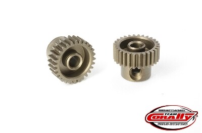 Team Corally - 64 DP Pinion - Short - Hardened Steel - 28T - 3.17mm as afbeelding