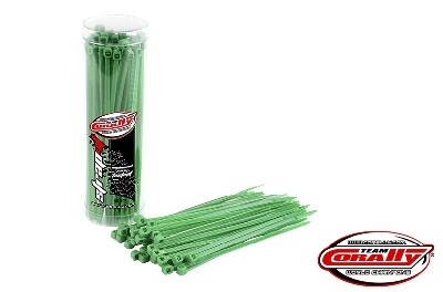 Team Corally - Tie Wraps - Green - 2.5x100mm - 50pcs afbeelding