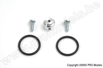 Propeller meenemer met flexibele propeller bevestiging 9,6mm voor 2,3mm as afbeelding