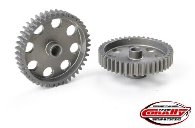 Team Corally - 48 DP Pinion - Short - Hard Anodised Aluminium - 42T - 3.17mm as afbeelding