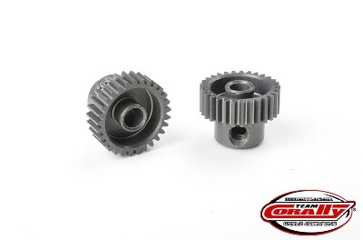 Team Corally - 64 DP Pinion - Short - Hard Anodised Aluminium - 29T - 3.17mm as afbeelding