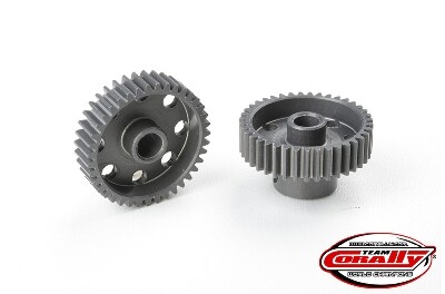 Team Corally - 64 DP Pinion - Short - Hard Anodised Aluminium - 39T - 3.17mm as afbeelding