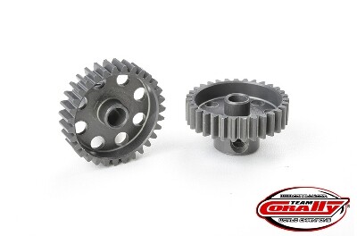 Team Corally - 48 DP Pinion - Short - Hard Anodised Aluminium - 31T - 3.17mm as afbeelding