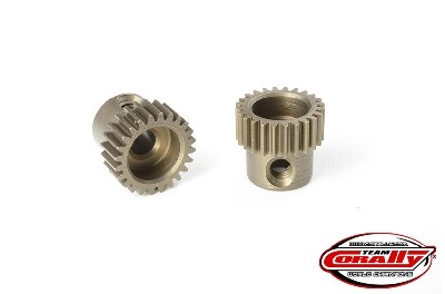 Team Corally - 64 DP Pinion - Short - Hardened Steel - 24T - 3.17mm as afbeelding