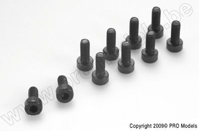 Cilinderschroef met binnenzeskant, M4X35, Staal (10st)