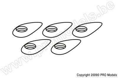 Aerodynamische sluitring voor M4 schroeven (5st) afbeelding
