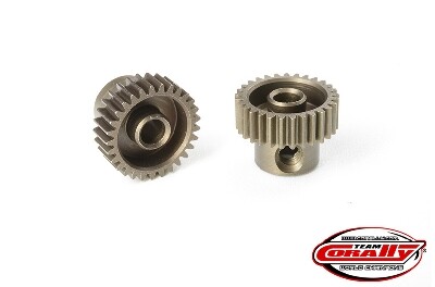 Team Corally - 64 DP Pinion - Short - Hardened Steel - 29T - 3.17mm as afbeelding
