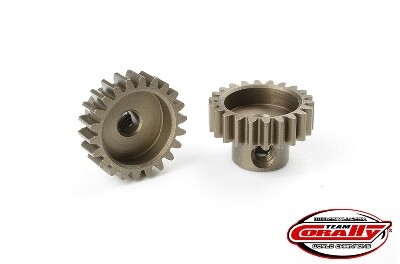 Team Corally - Mod 0.6 Pinion - Short - Hardened Steel - 22T - 3.17mm as afbeelding