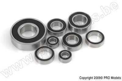 Kogellager Chrome, Rubber dichting, 15X21X4 - MR6702-2RS, (4 st) afbeelding