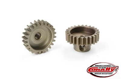 Team Corally - Mod 0.6 Pinion - Short - Hardened Steel - 25T - 3.17mm as afbeelding