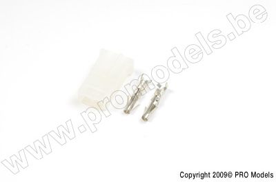 AMP stekker met vergulde contacten, Man (4 stuks) afbeelding