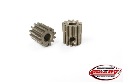 Team Corally - Mod 0.6 Pinion - Short - Hardened Steel - 12T - 3.17mm as afbeelding