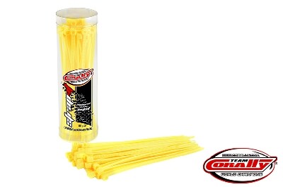 Team Corally - Tie Wraps - Yellow - 2.5x100mm - 50pcs afbeelding
