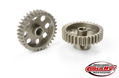 Team Corally - 48 DP Pinion - Short - Hardened Steel - 33T - 3.17mm as afbeelding