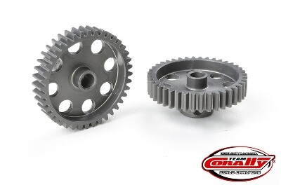 Team Corally - 48 DP Pinion - Short - Hard Anodised Aluminium - 40T - 3.17mm as afbeelding