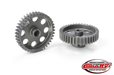 Team Corally - 48 DP Pinion - Short - Hard Anodised Aluminium - 39T - 3.17mm as afbeelding