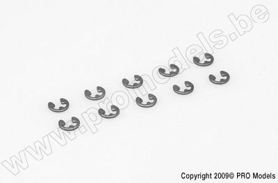 E-clips, 7mm, Verenstaal (10st) afbeelding