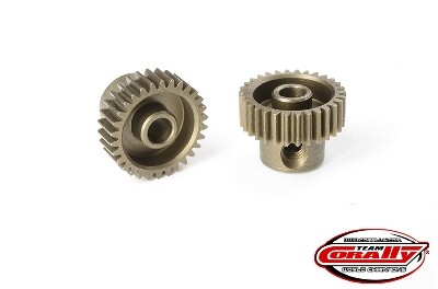 Team Corally - 64 DP Pinion - Short - Hardened Steel - 30T - 3.17mm as afbeelding