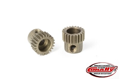 Team Corally - 64 DP Pinion - Short - Hardened Steel - 22T - 3.17mm as afbeelding