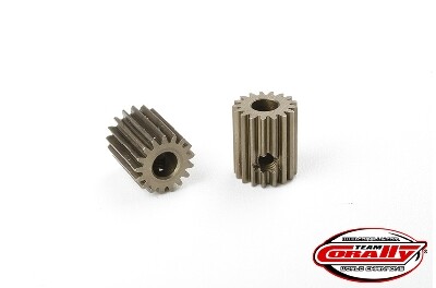 Team Corally - 64 DP Pinion - Short - Hardened Steel - 17T - 3.17mm as afbeelding