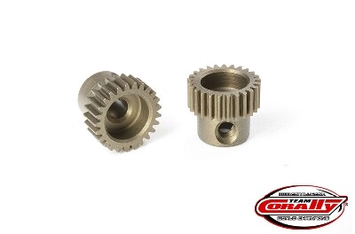 Team Corally - 64 DP Pinion - Short - Hardened Steel - 25T - 3.17mm as afbeelding