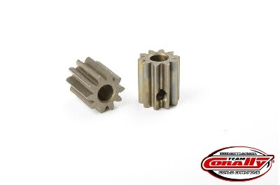 Team Corally - Mod 0.6 Pinion - Short - Hardened Steel - 11T - 3.17mm as afbeelding