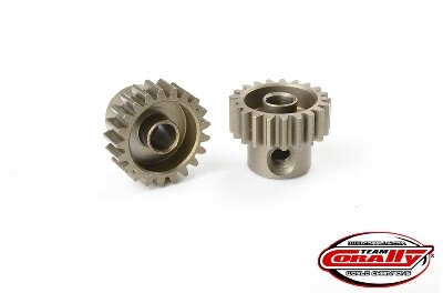 Team Corally - 48 DP Pinion - Short - Hardened Steel - 21T - 3.17mm as afbeelding