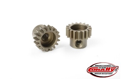 Team Corally - Mod 0.6 Pinion - Short - Hardened Steel - 18T - 3.17mm as afbeelding