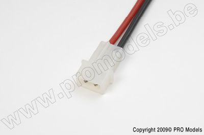 AMP stekker, Vrouw, silicone kabel 16AWG, 10cm afbeelding