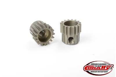 Team Corally - 48 DP Pinion - Short - Hardened Steel - 16T - 3.17mm as afbeelding