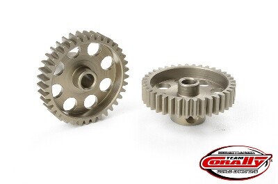 Team Corally - 48 DP Pinion - Short - Hardened Steel - 37T - 3.17mm as afbeelding