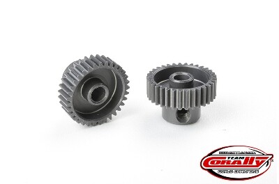 Team Corally - 64 DP Pinion - Short - Hard Anodised Aluminium - 33T - 3.17mm as afbeelding