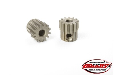 Team Corally - Mod 0.6 Pinion - Short - Hardened Steel - 13T - 3.17mm as afbeelding