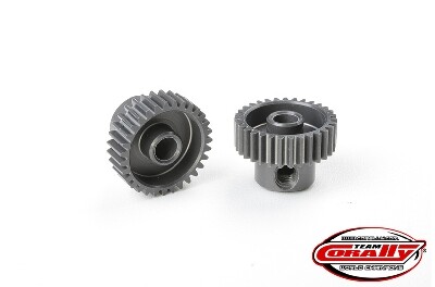 Team Corally - 64 DP Pinion - Short - Hard Anodised Aluminium - 31T - 3.17mm as afbeelding