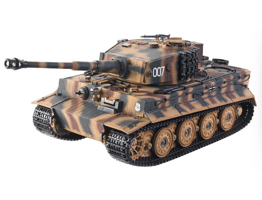 Taigen 1/24 Tiger I IR Battle Tank Late Version - Camo
